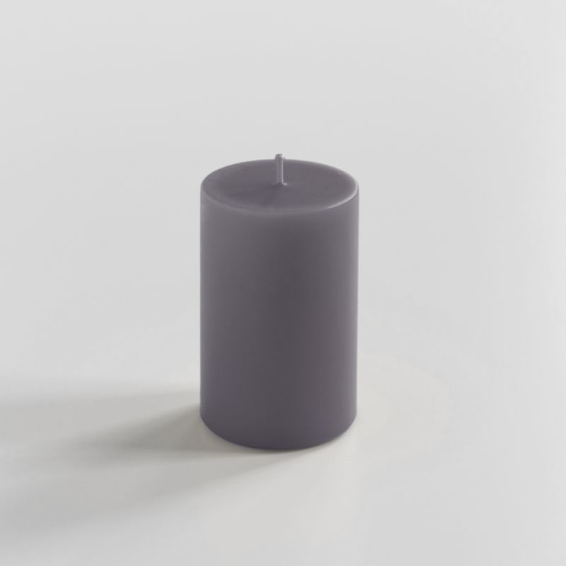 Ester & Erik Stumpenkerze 10 cm Ø 7 cm Dark Zinc Grey