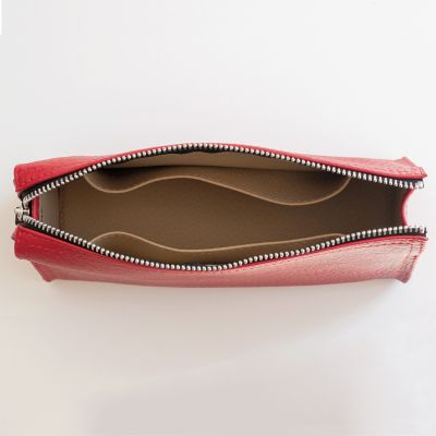 Hammann Kosmetiktasche Kalbsleder Rot - 3