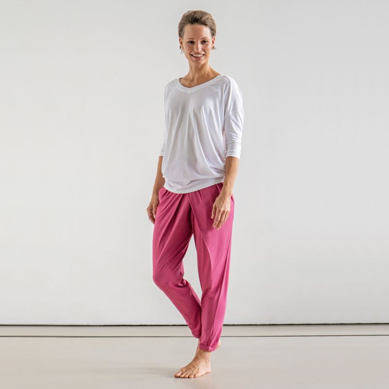 Sunday in Bed X Torquato Pyjamahose Mila lang Fuchsia M