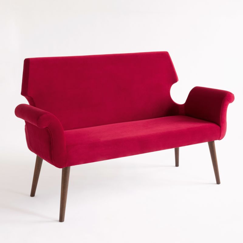 Zweisitzer Kanapee Ruby Velvet
