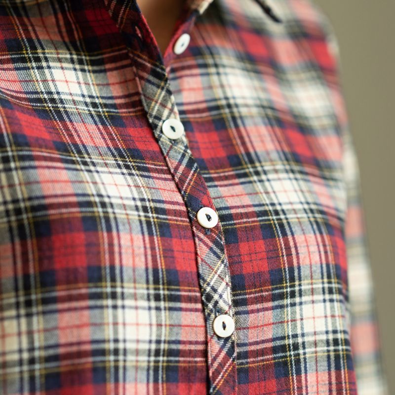 Sunday in Bed X Torquato Nachthemd Sarah Tartan S - 3