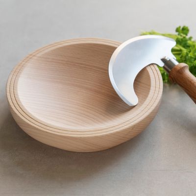 Thuner Kräutermesser mit Holzschale - 2