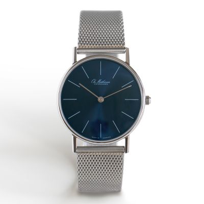 Ole Mathiesen Armbanduhr 1962 Classic 33 silbernes Armband - 2