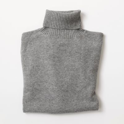 Sunday in Bed X Torquato Merino-Kaschmir-Pullover Grau XL